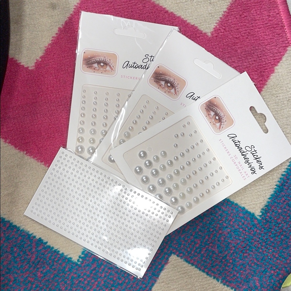 Pearl Stickers - Hair, Nail, Eyes
